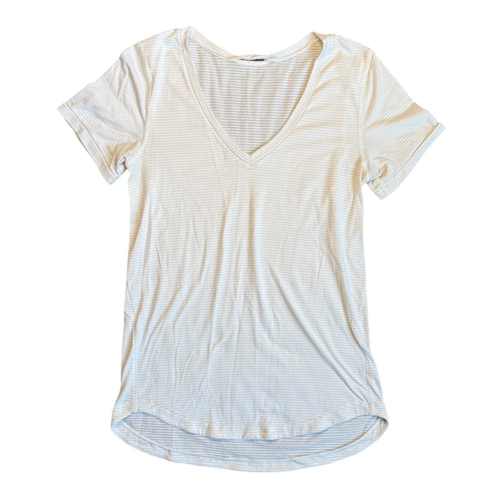 Lululemon Love Tee Striped Grey Size S